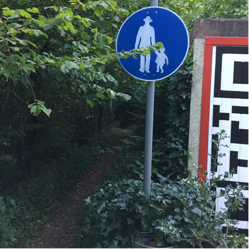 Wanderwegschild
